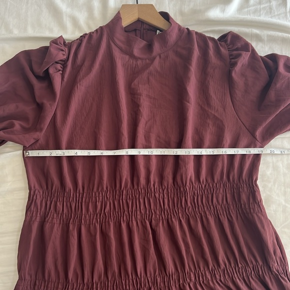 Zara Maxi Dress Long Sleeve Pottery Barn Collab Size Med / Large - Picture 10 of 12